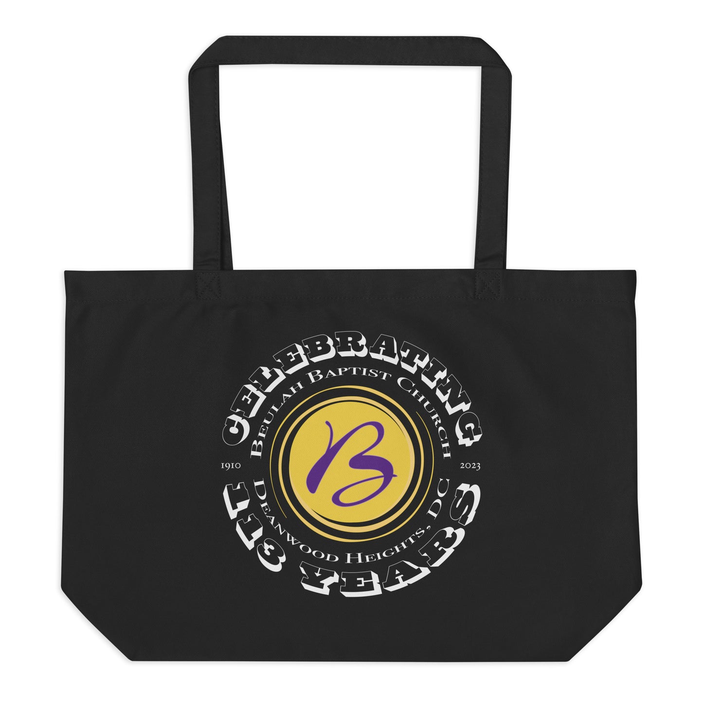 Birthday - Large organic tote bag