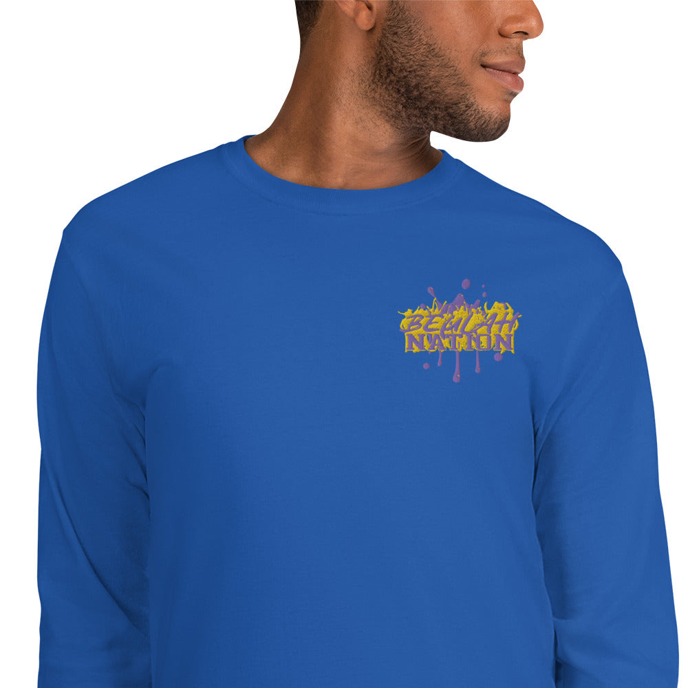 Beulah Nation - Men's Embroidered Long Sleeve Shirt