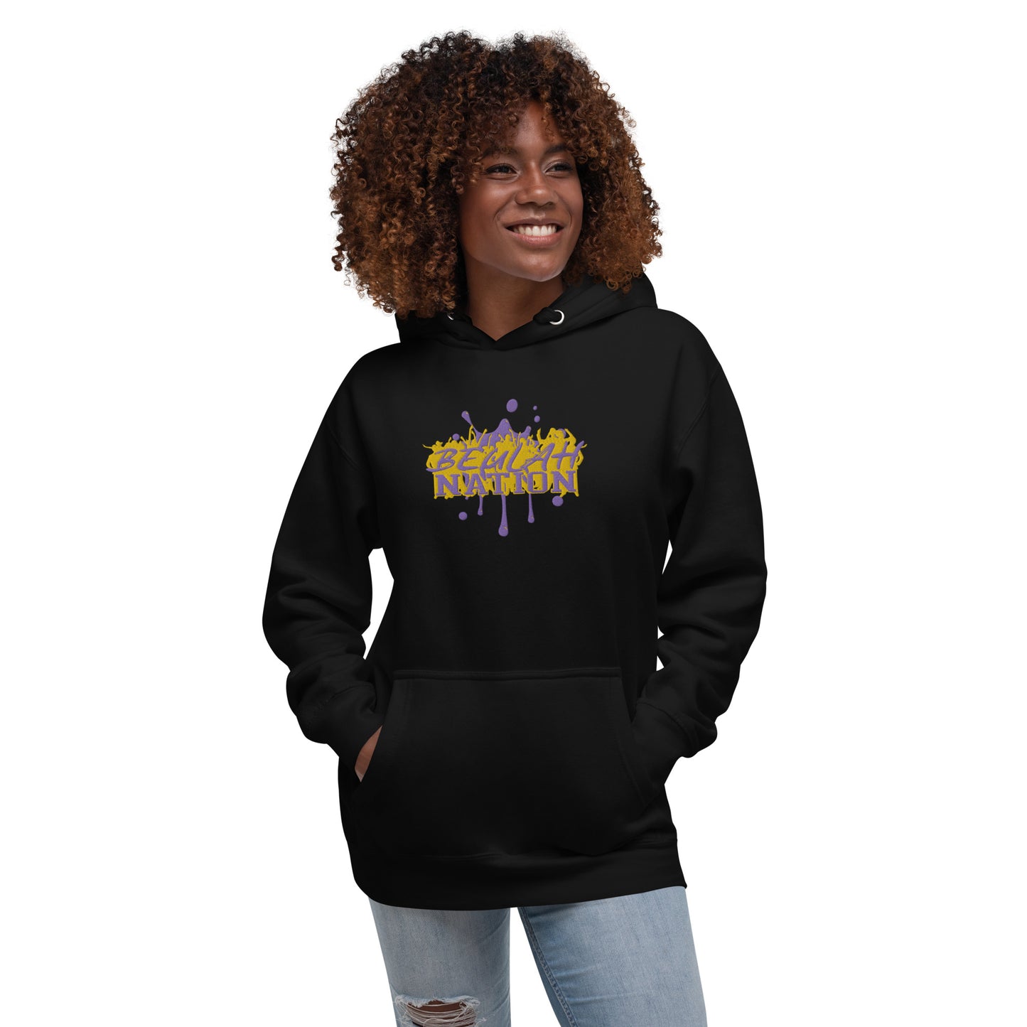 Beulah Nation - Embroidered Unisex Hoodie