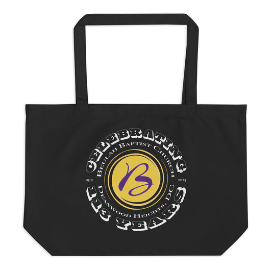 Birthday - Large organic tote bag