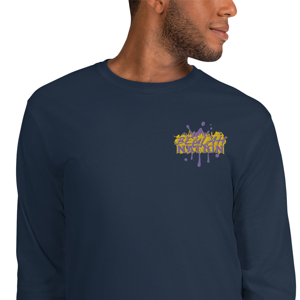 Beulah Nation - Men's Embroidered  Long Sleeve Shirt