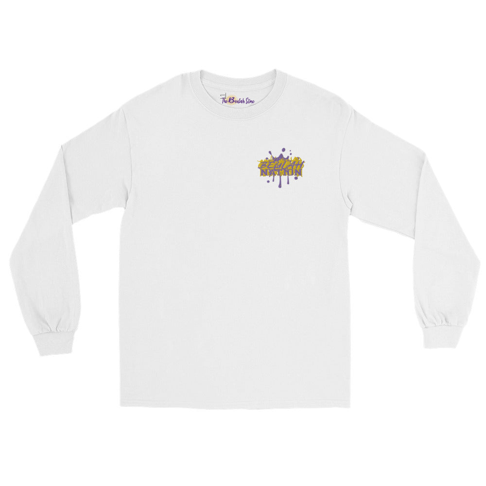 Beulah Nation - Men's Embroidered  Long Sleeve Shirt