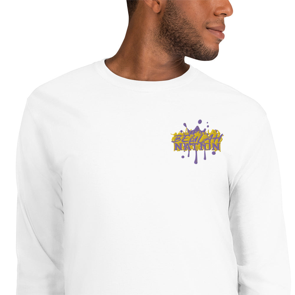 Beulah Nation - Men's Embroidered  Long Sleeve Shirt