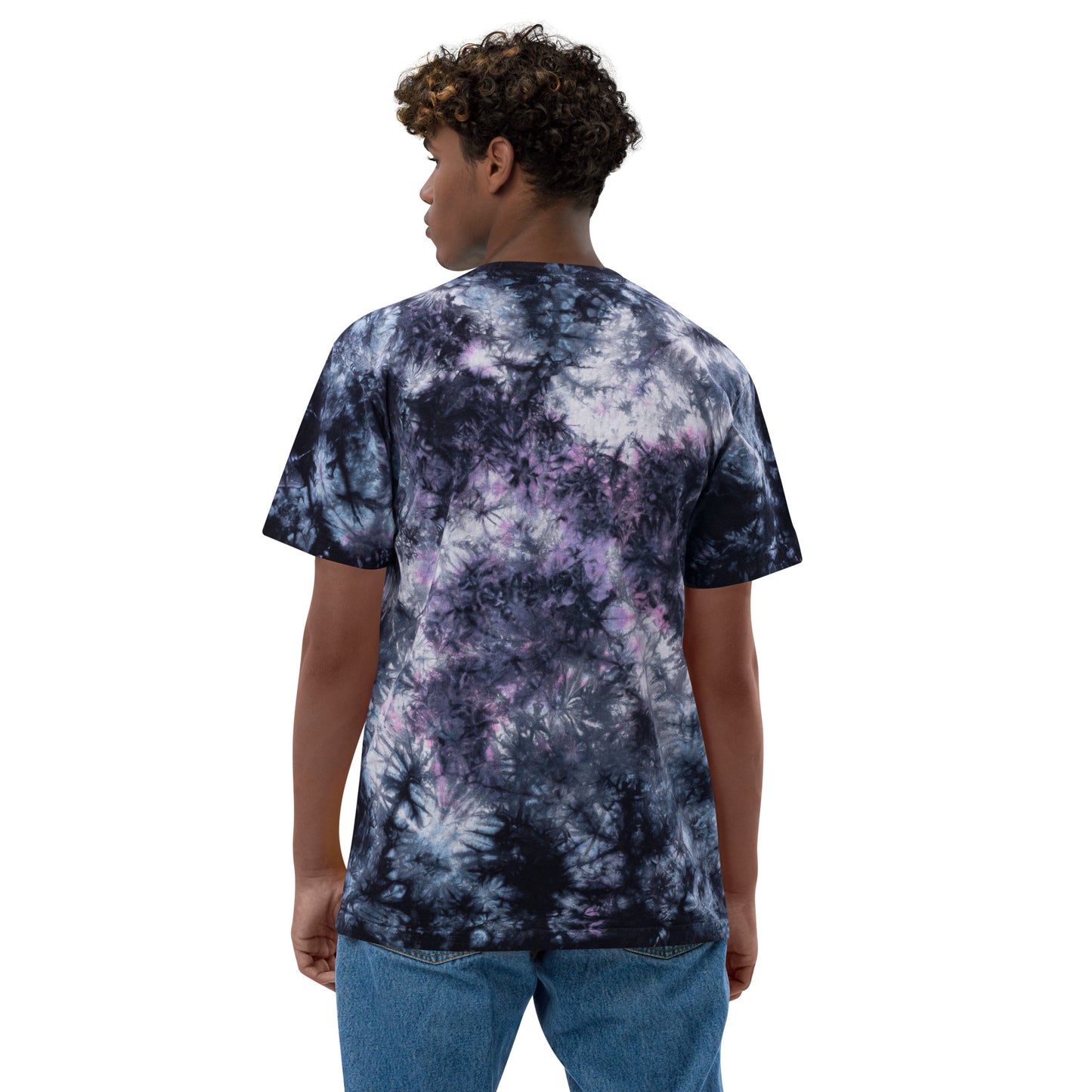 Logo - Oversized tie-dye t-shirt