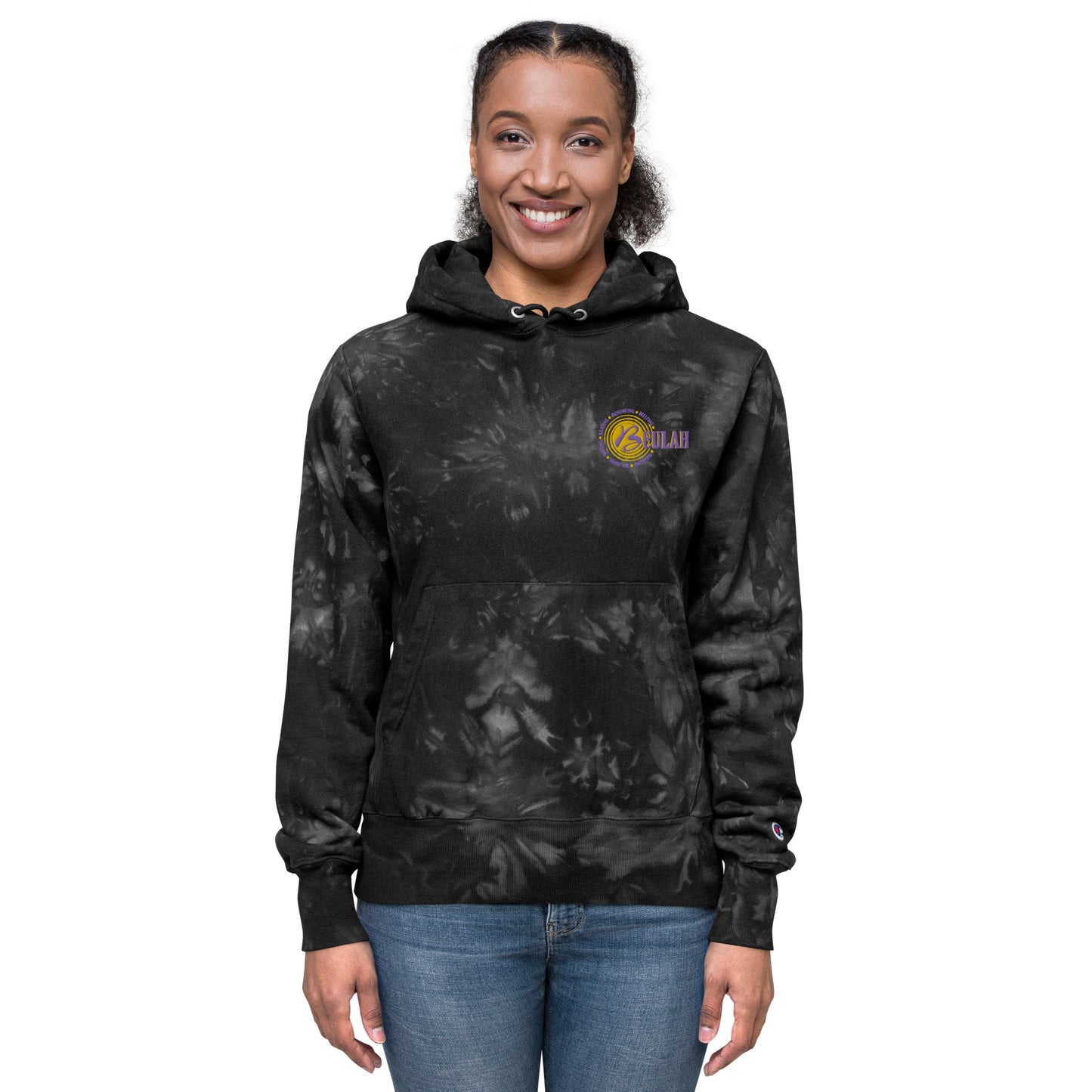 Logo - Women's Champion tie-dye hoodie