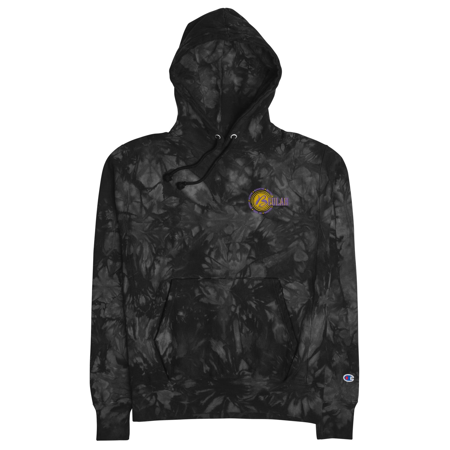 Logo - Men's Champion tie-dye hoodie