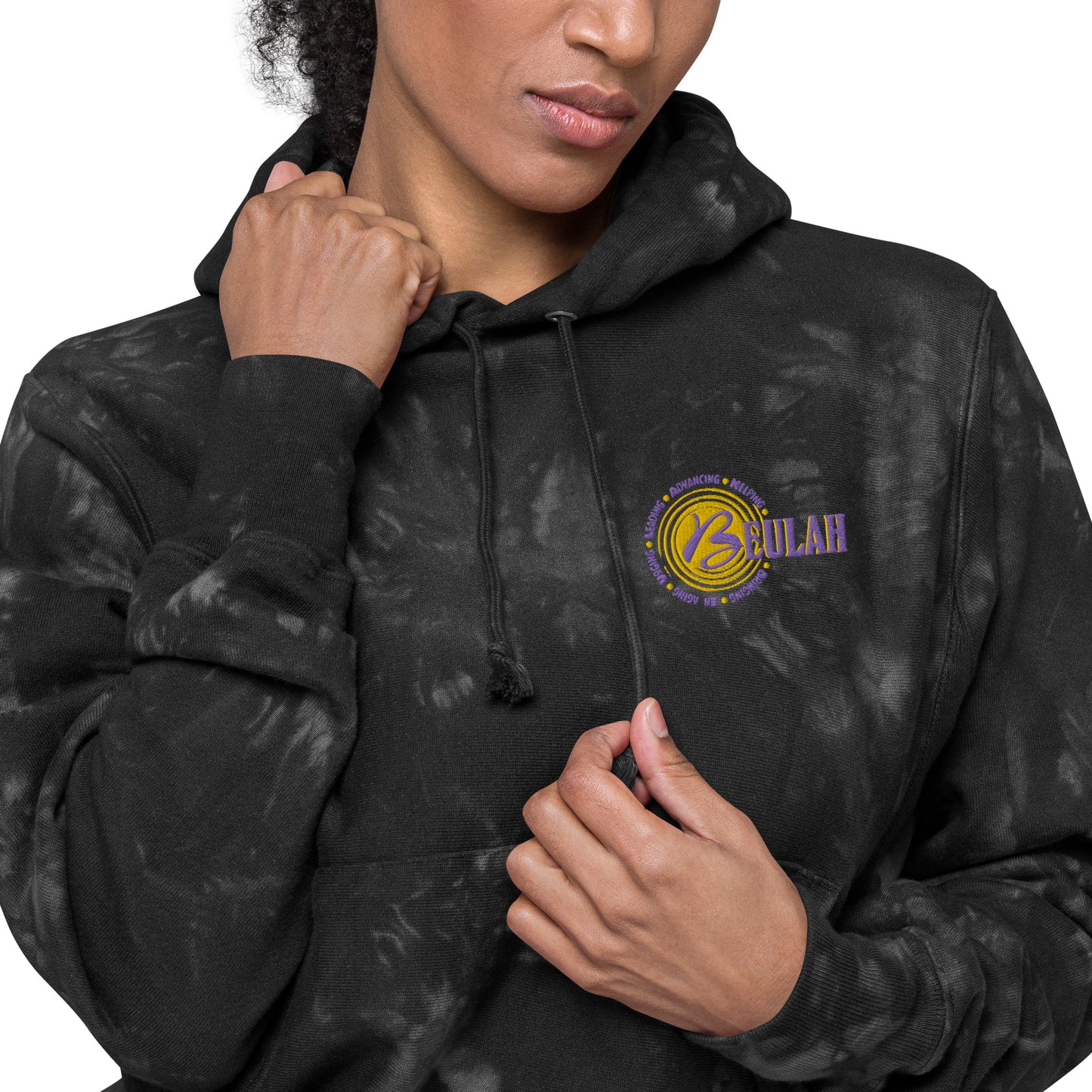 Logo - Women's Champion tie-dye hoodie