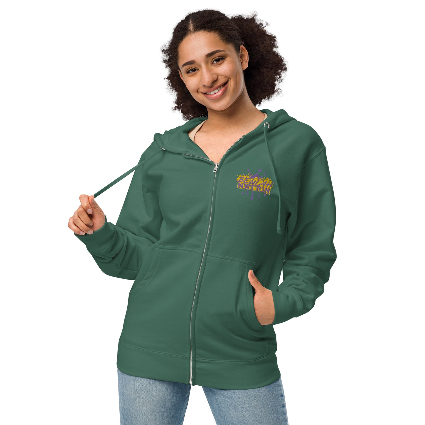 Beulah Nation - Unisex fleece zip up hoodie