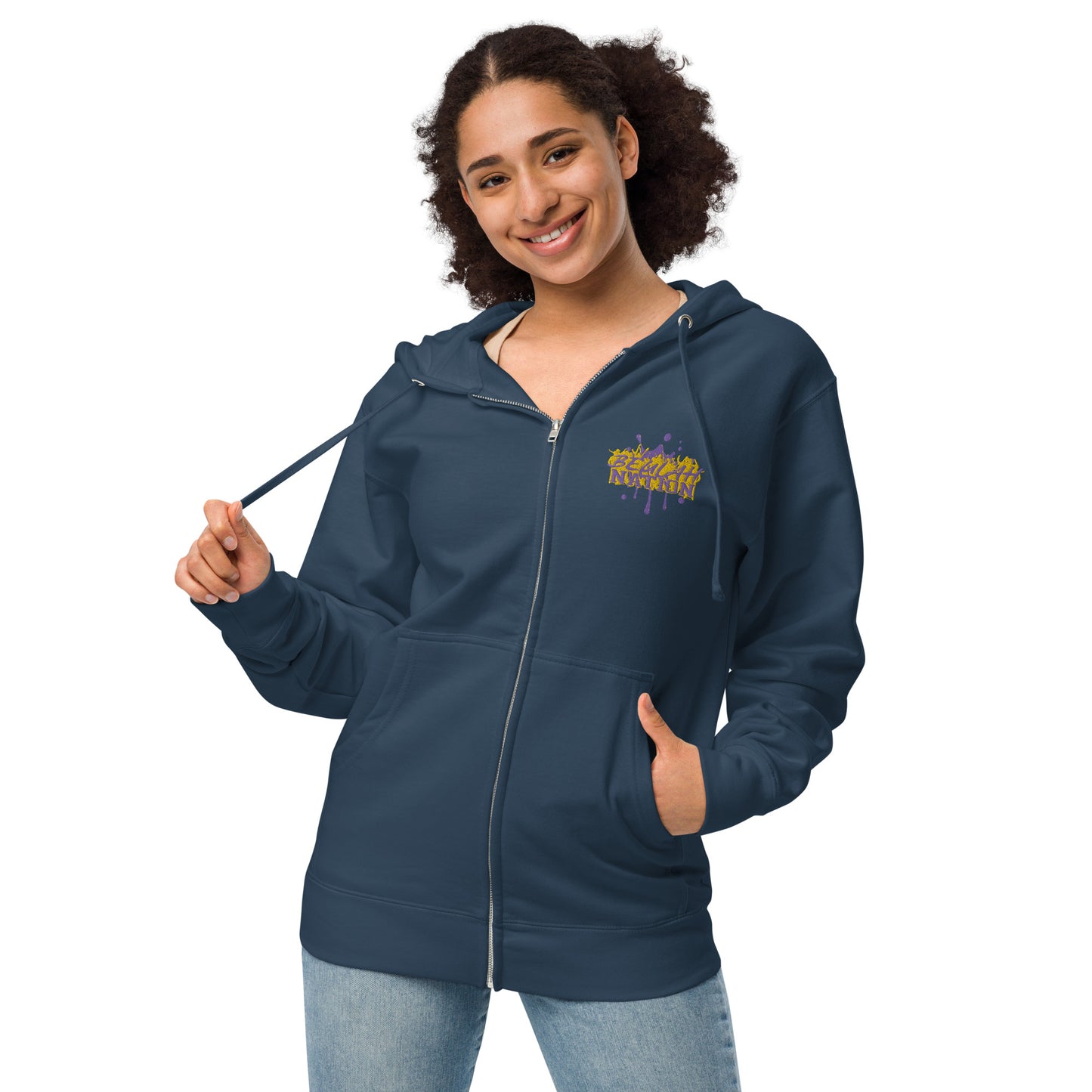 Beulah Nation - Unisex fleece zip up hoodie