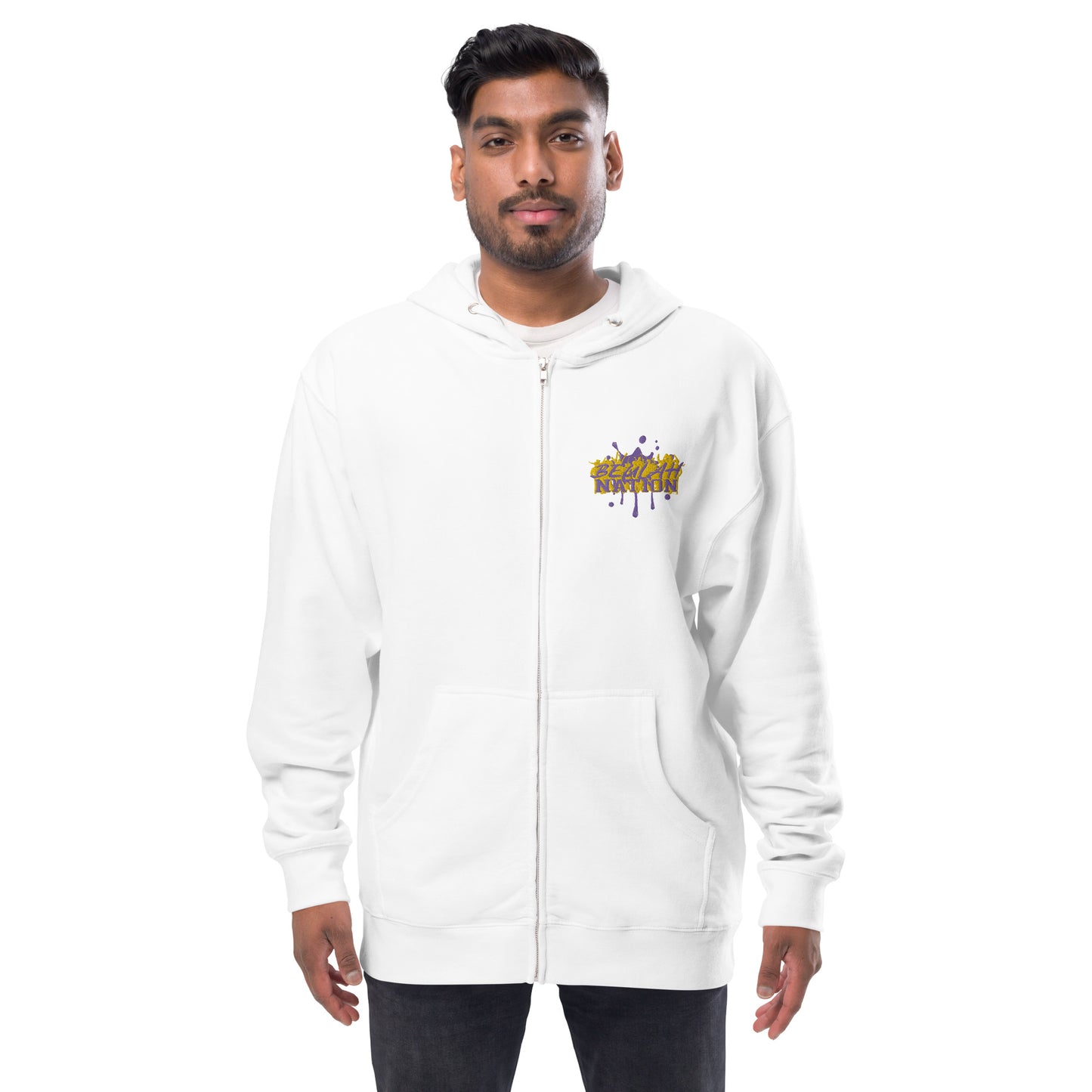 Beulah Nation - Unisex fleece zip up hoodie