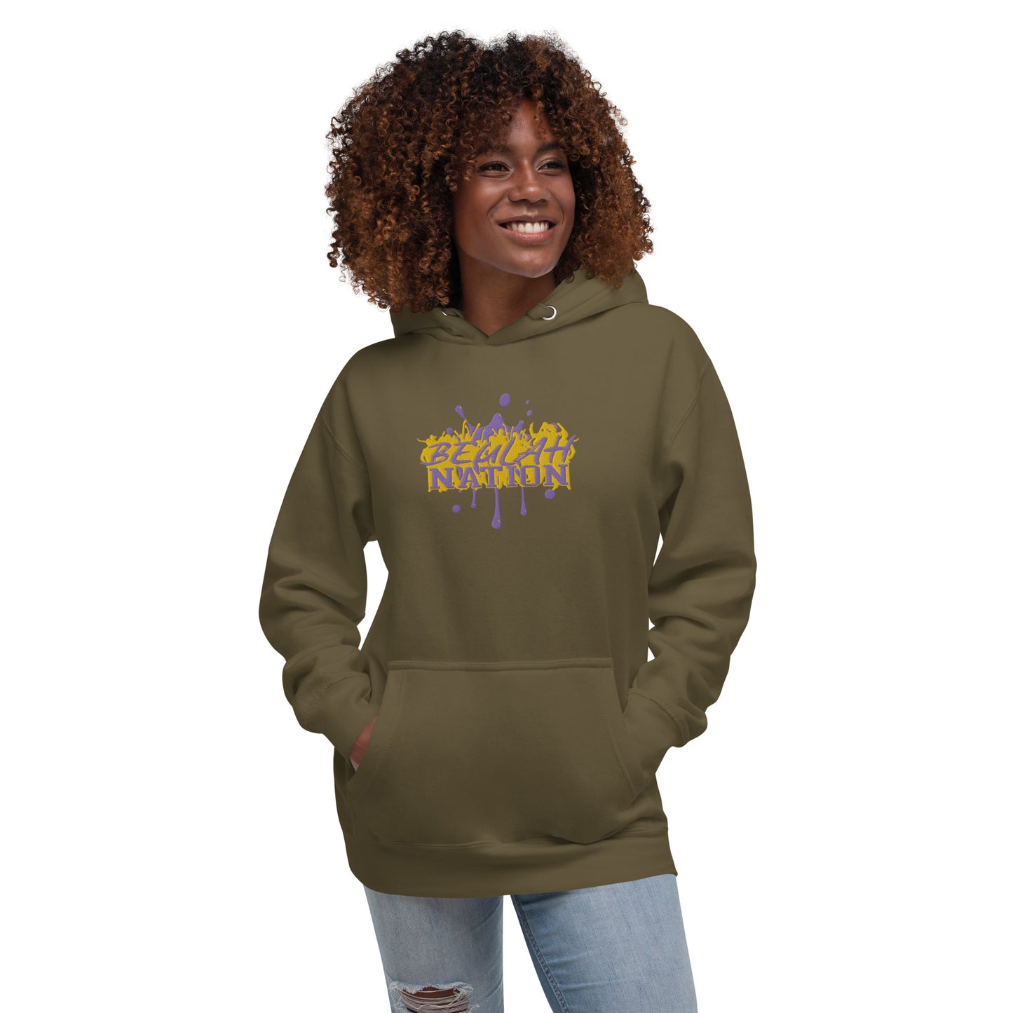 Beulah Nation - Embroidered Unisex Hoodie