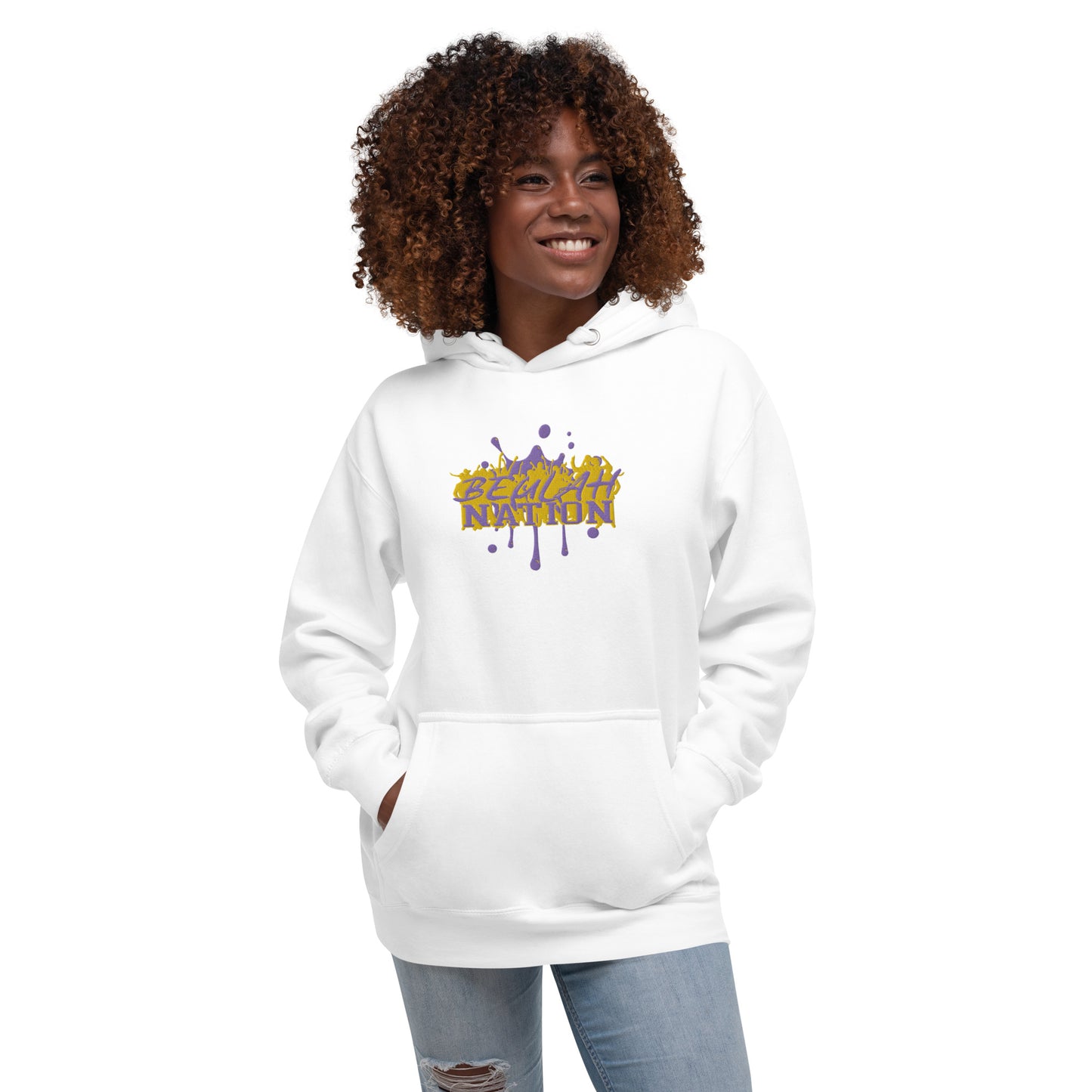 Beulah Nation - Embroidered Unisex Hoodie